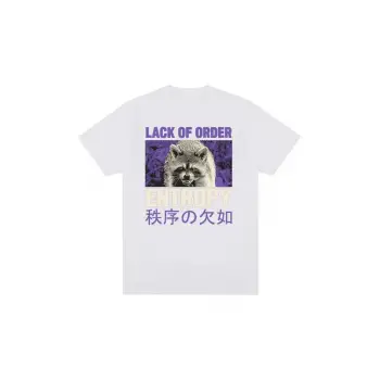Beyaz 90s Retro Entropy Rakun Komik Meme Tshirt Eksik SiparişKari