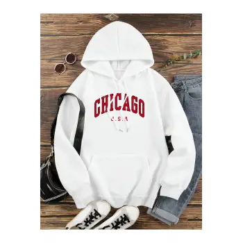 Beyaz abd şehir Chicago mektup grafik