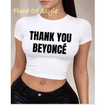Beyaz Babby Tee thank you Özel tasarım