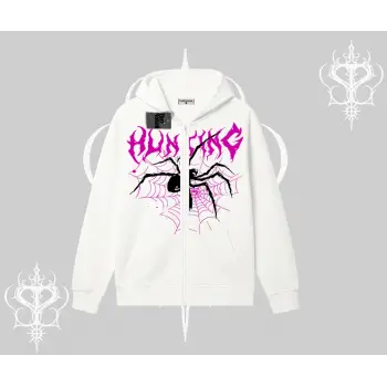 Beyaz Hırka Sweatshirt Autumn Spider