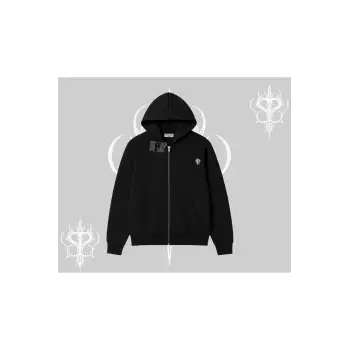 Beyaz Hırka Sweatshirt Özel logolu