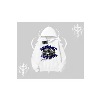 Beyaz Kapşonlu Sweatshirt Sp55der
