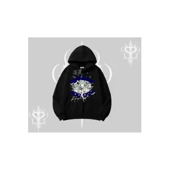Beyaz Kapşonlu Sweatshirt Sp55der