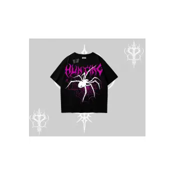 Beyaz Oversize Tişört Autumn Spider