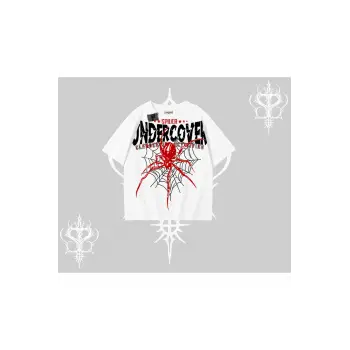 Beyaz Oversize Tişört Spider Undercover
