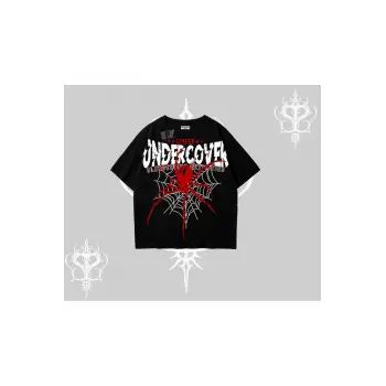 Beyaz Oversize Tişört Spider Undercover