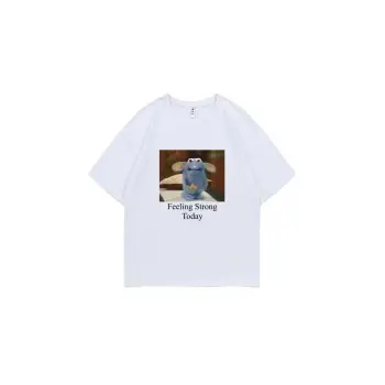 Beyaz Tutter Duygu Güçlü Bugün Anxious Tutter Tshirt Komik Fare Grafik