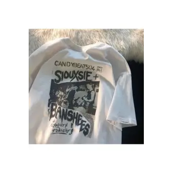 Beyaz Unisex Siouxsie Banshees Tişört