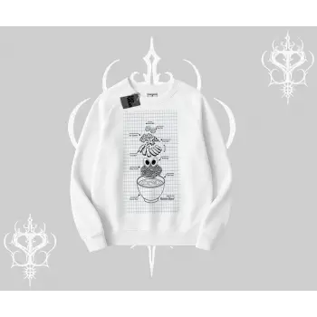 Biskilet Sweatshirt Noodle Theory Hand Drawn Concept