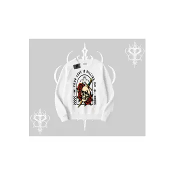 Biskilet Sweatshirt Your Love Is Killing Me Dead Romance