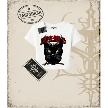 BLACK CAT Kadın Baby Tee