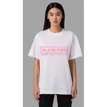 Black Pink Oversize Tişört