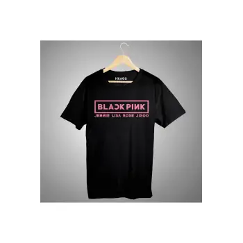 Black Pink Üyeler Siyah Tişört