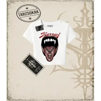 BLESSED Kadın Baby Tee