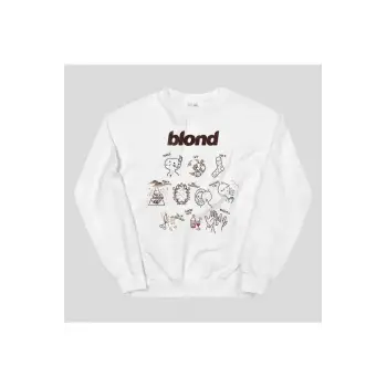 Blond Sweatshirt Beyaz