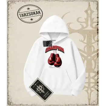 BORNASCHAMPION Oversize Unisex Kapşonlu Sweatshirt
