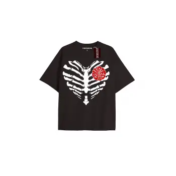 Brook Baskılı Oversize Kalıp Unisex T-shirt