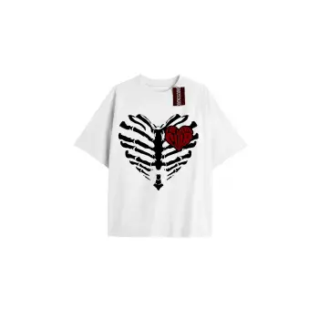 Brook Baskılı Oversize Kalıp Unisex T-shirt