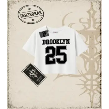 Brooklyn    Kadın Crop Tişört