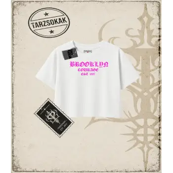 BROOKLYN MOR Kadın Crop Tişört
