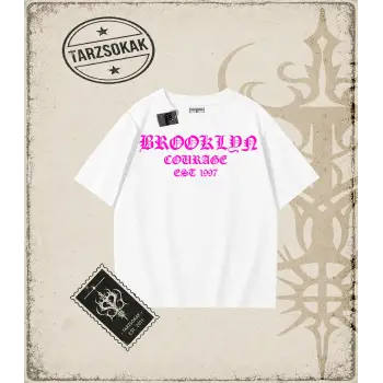 BROOKLYN MOR Oversize Unisex Tişört