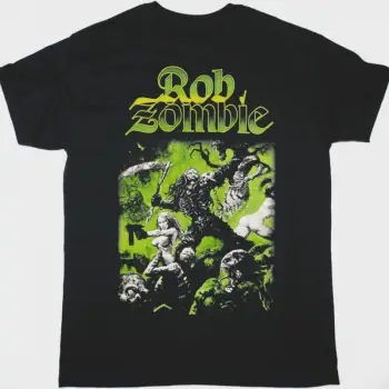 BULLDOZER LOGO NEW BLACK T SHIRT ÖN BASKILI