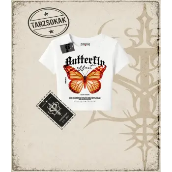 BUTTERFLY Kadın Baby Tee