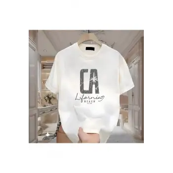 Ca Baskılı Beyaz