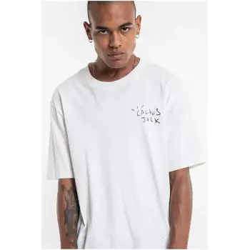 Cactus Oversize T-shirt Beyaz