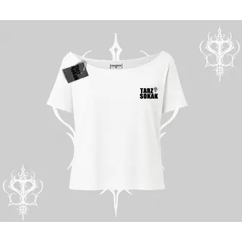 Cafe - Butik - Galeri vb işyerlerine  Kadın KAYIK YAKA T-shirt