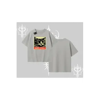 Candyland Yazılı Sevimli Kedi Baskılı Biskilet Sweatshirt