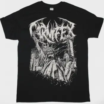 CARNIVORE RETALIATION NEW BLACK T-SHIRT ÖN VE ARAKA BASKILI