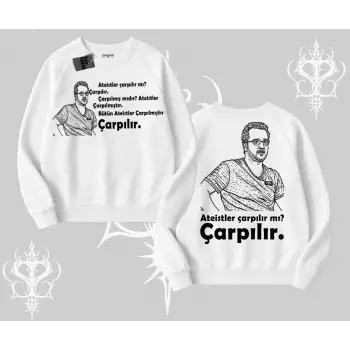 Çarpılır mı? Çarpılmıştır. Biskilet Sweatshirt