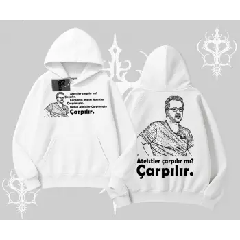 Çarpılır mı? Çarpılmıştır. Kapşonlu Sweatshirt