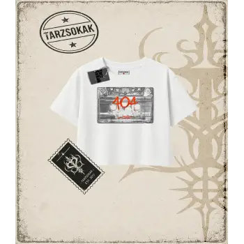 CASSETTE Kadın Crop Tişört