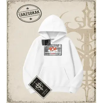 CASSETTE Oversize Unisex Kapşonlu Sweatshirt