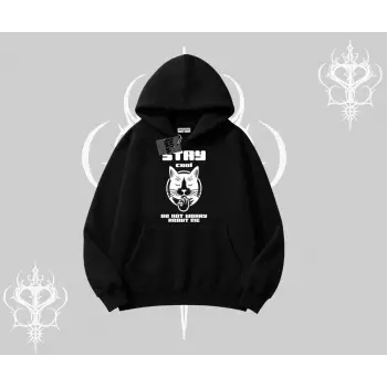 Catronaut Kedi Baskılı Biskilet Sweatshirt