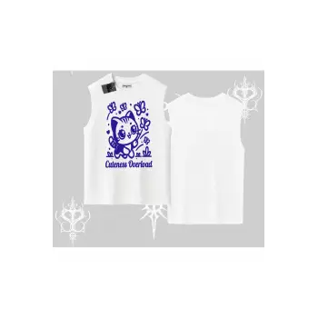 Catronaut Kedi Baskılı Kapşonlu Sweatshirt