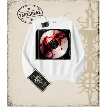 CD Oversize Unisex Bisiklet Yaka Sweatshirt