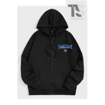 Challange Sweatshirt Fermuarlı Hırka Siyah