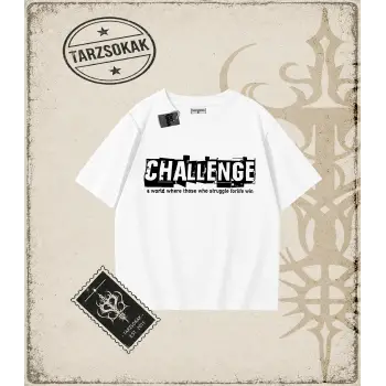 Challenge Oversize Unisex Tişört