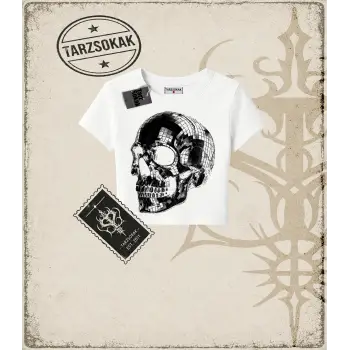 CHROME SKULL Kadın Baby Tee