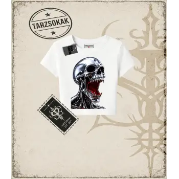 CHROME SKULL Kadın Baby Tee