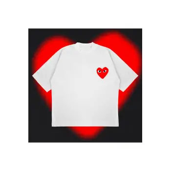 Comme Des Garçons Oversize Unisex Pamuklu Nefes Alan Kalın Kumaşlı
