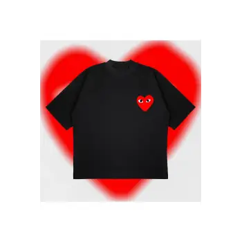 Comme Des Garçons Oversize Unisex Pamuklu Nefes Alan Kalın Kumaşlı