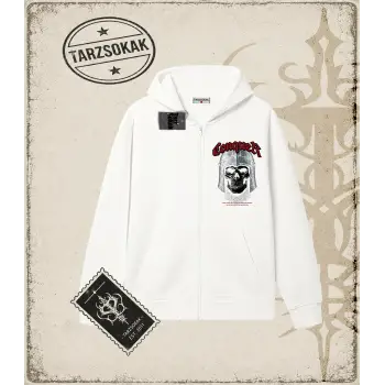 CONQUER Oversize Unisex Hırka & Çeket Fermuarlı Sweatshirt