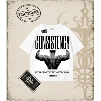 CONSISTENCY Oversize Unisex Tişört