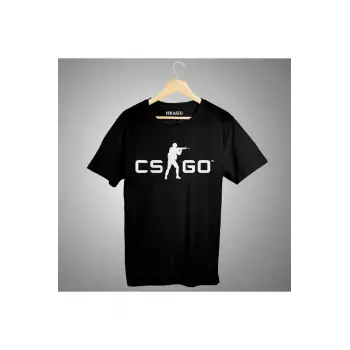 Counter Strike Cs Go Siyah Tişört