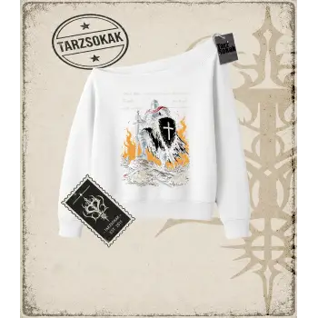CRUSADER Kadın Kayık Yaka Sweatshirt