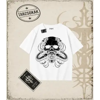 CYBER PUNK SKULL Oversize Unisex Tişört